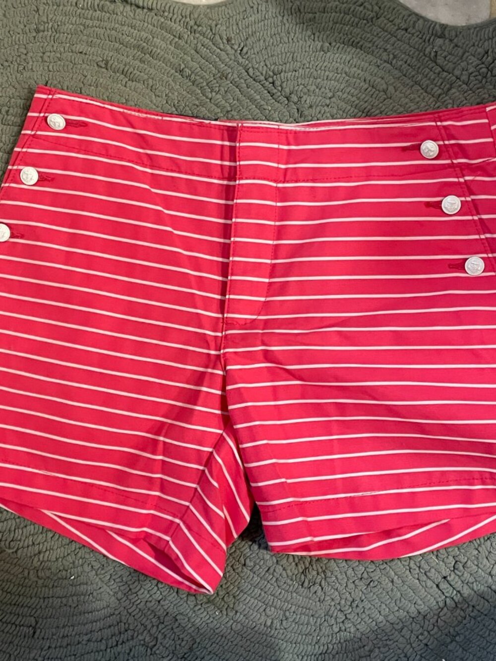 Tommy Hilfiger Nautical Stripe Shorts Size 6 NWT - Picture 2 of 5